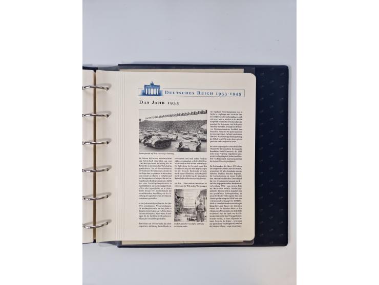 1933/45, DR und Besetzung II., 2-bändige Sammlung aus Borek-Abo, praktisch ausschließlich postfrisch mit einigen guten Ausgab