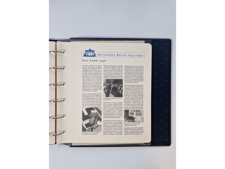 1933/45, DR und Besetzung II., 2-bändige Sammlung aus Borek-Abo, praktisch ausschließlich postfrisch mit einigen guten Ausgab