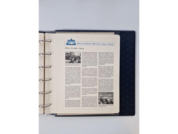 1933/45, DR und Besetzung II., 2-bändige Sammlung aus Borek-Abo, praktisch ausschließlich postfrisch mit einigen guten Ausgab