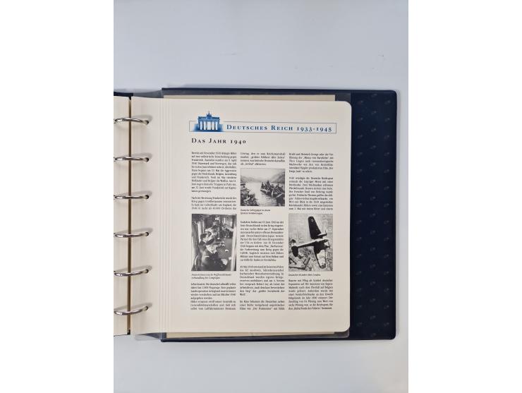 1933/45, DR und Besetzung II., 2-bändige Sammlung aus Borek-Abo, praktisch ausschließlich postfrisch mit einigen guten Ausgab