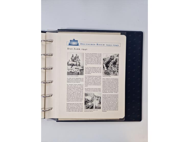 1933/45, DR und Besetzung II., 2-bändige Sammlung aus Borek-Abo, praktisch ausschließlich postfrisch mit einigen guten Ausgab