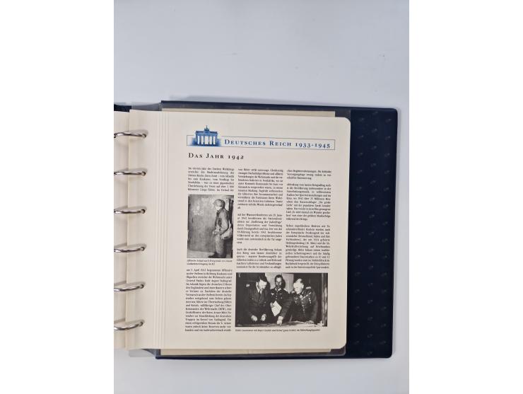 1933/45, DR und Besetzung II., 2-bändige Sammlung aus Borek-Abo, praktisch ausschließlich postfrisch mit einigen guten Ausgab