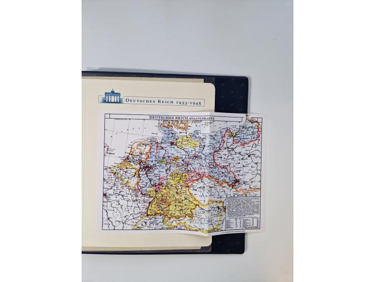 1933/45, DR und Besetzung II., 2-bändige Sammlung aus Borek-Abo, praktisch ausschließlich postfrisch mit einigen guten Ausgab