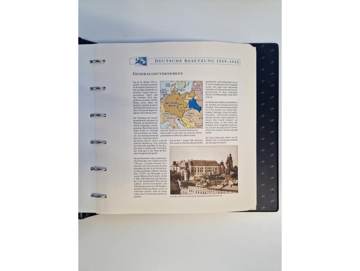 1933/45, DR und Besetzung II., 2-bändige Sammlung aus Borek-Abo, praktisch ausschließlich postfrisch mit einigen guten Ausgab