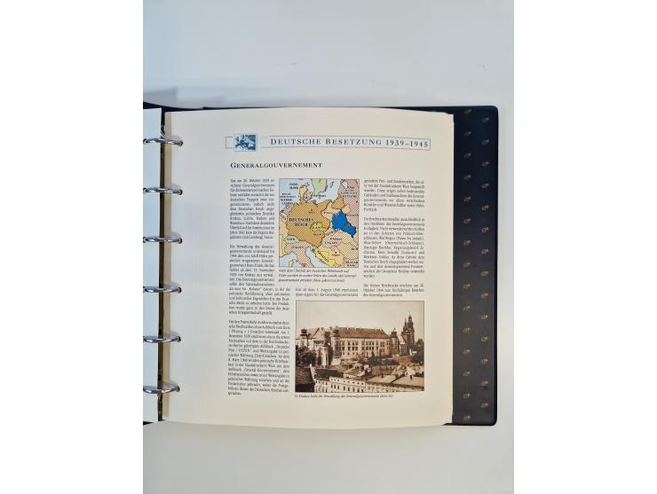 1933/45, DR und Besetzung II., 2-bändige Sammlung aus Borek-Abo, praktisch ausschließlich postfrisch mit einigen guten Ausgab
