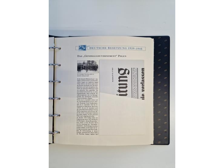 1933/45, DR und Besetzung II., 2-bändige Sammlung aus Borek-Abo, praktisch ausschließlich postfrisch mit einigen guten Ausgab