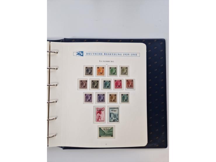 1933/45, DR und Besetzung II., 2-bändige Sammlung aus Borek-Abo, praktisch ausschließlich postfrisch mit einigen guten Ausgab