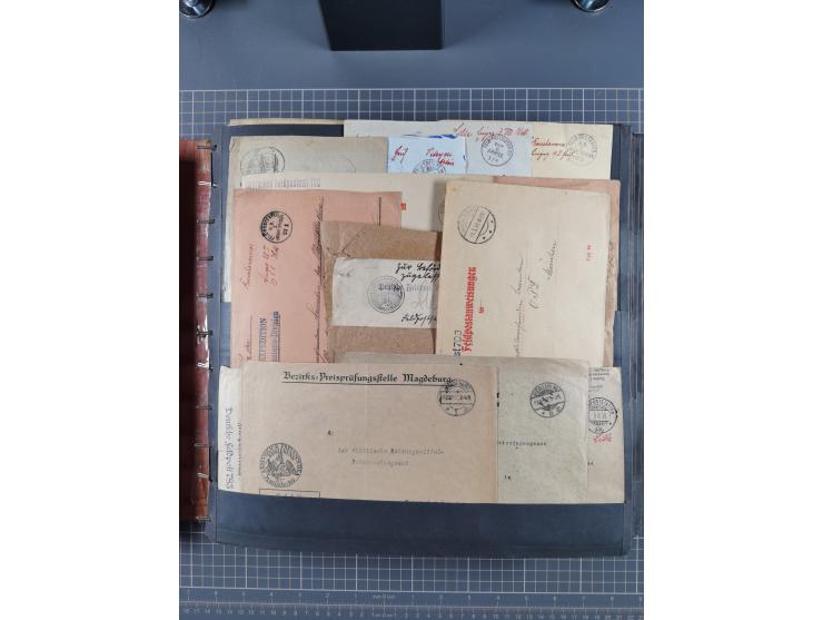 1914/18, Sammlung mit etwas über 200 Briefen und Karten, dabei auch etwas Kriegsgefangenenpost und etwas anderes, viele inter