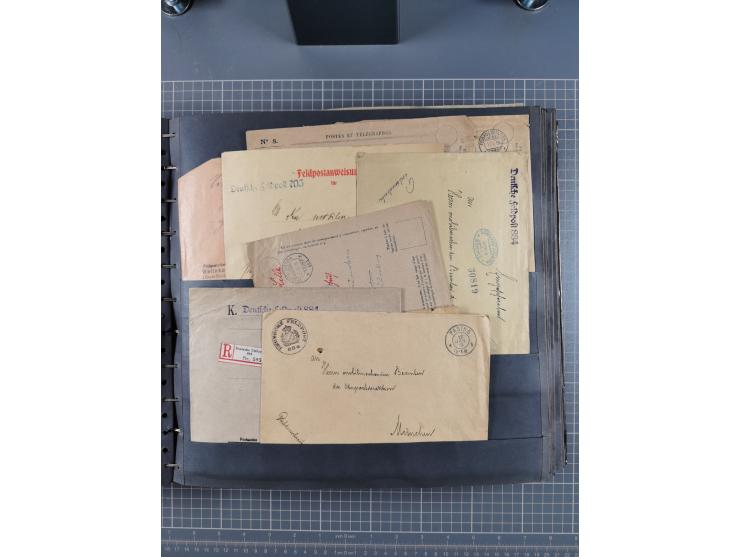 1914/18, Sammlung mit etwas über 200 Briefen und Karten, dabei auch etwas Kriegsgefangenenpost und etwas anderes, viele inter