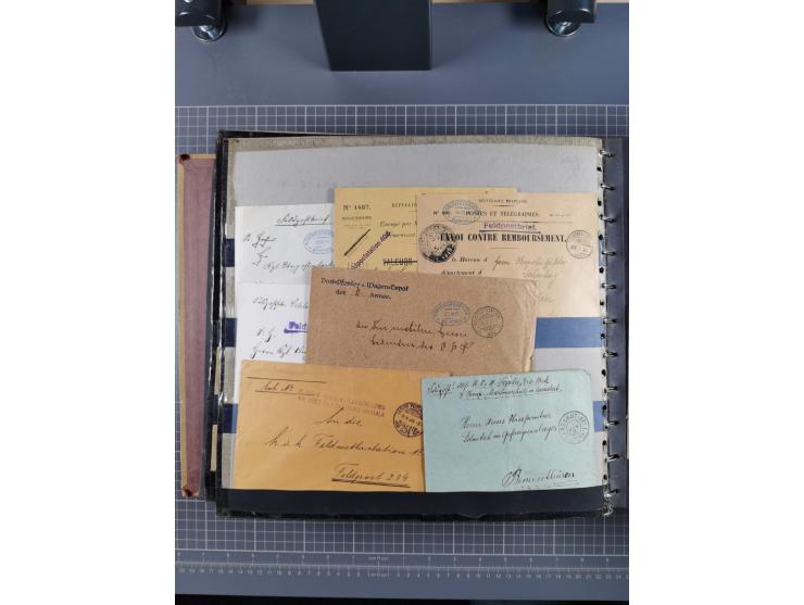 1914/18, Sammlung mit etwas über 200 Briefen und Karten, dabei auch etwas Kriegsgefangenenpost und etwas anderes, viele inter