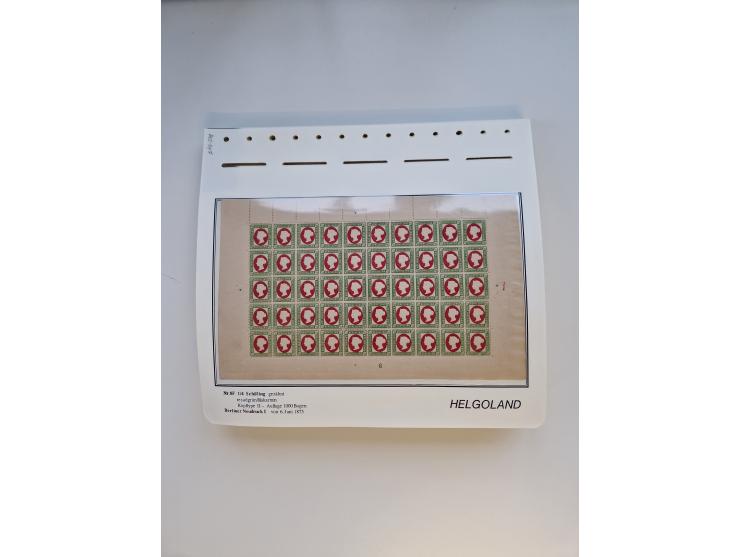 NEUDRUCKE: BERLINER Neudrucke, umfangreiche Bogensammlung mit über 160 Stück, vorwiegend postfrisch, alles sauber auf Blätter