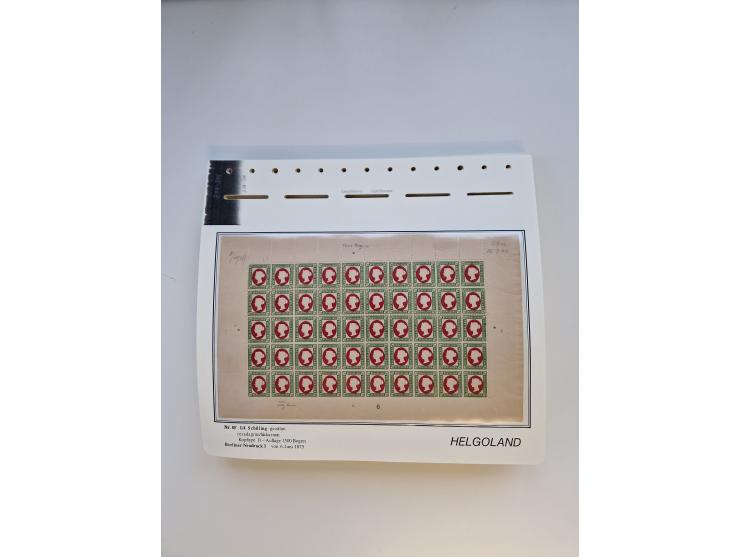 NEUDRUCKE: BERLINER Neudrucke, umfangreiche Bogensammlung mit über 160 Stück, vorwiegend postfrisch, alles sauber auf Blätter