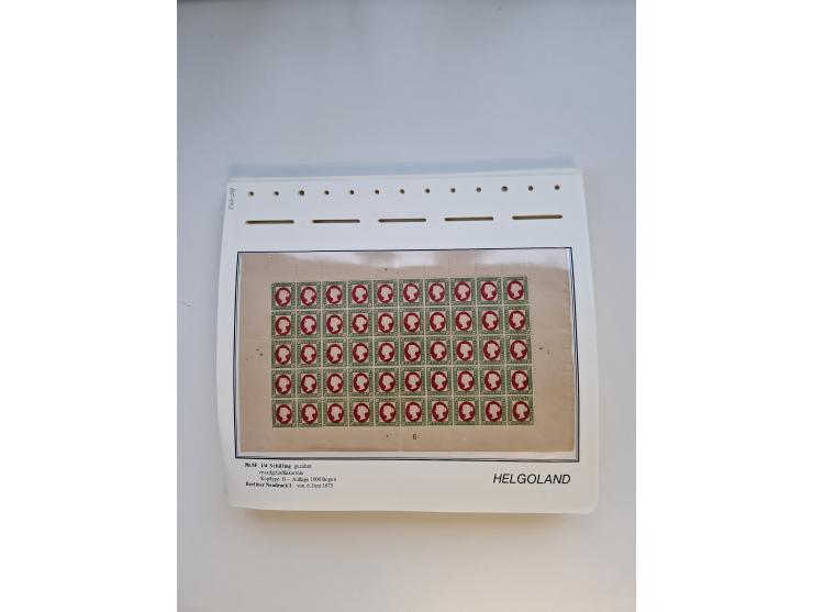 NEUDRUCKE: BERLINER Neudrucke, umfangreiche Bogensammlung mit über 160 Stück, vorwiegend postfrisch, alles sauber auf Blätter