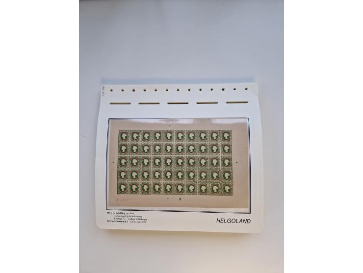 NEUDRUCKE: BERLINER Neudrucke, umfangreiche Bogensammlung mit über 160 Stück, vorwiegend postfrisch, alles sauber auf Blätter