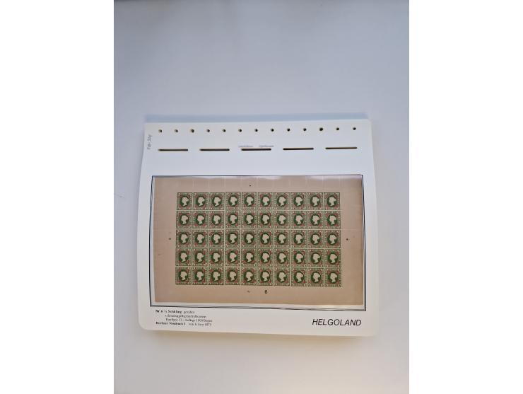 NEUDRUCKE: BERLINER Neudrucke, umfangreiche Bogensammlung mit über 160 Stück, vorwiegend postfrisch, alles sauber auf Blätter