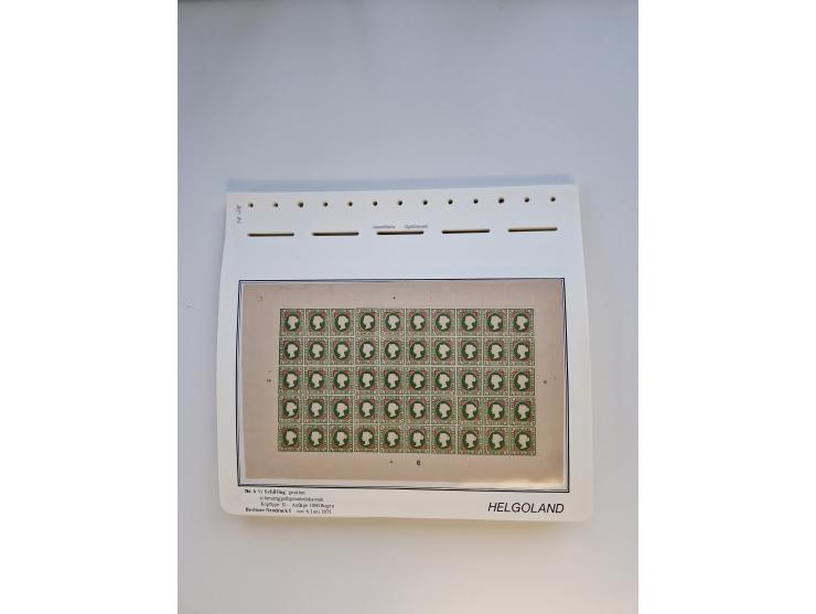 NEUDRUCKE: BERLINER Neudrucke, umfangreiche Bogensammlung mit über 160 Stück, vorwiegend postfrisch, alles sauber auf Blätter