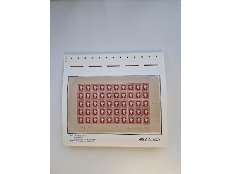 NEUDRUCKE: BERLINER Neudrucke, umfangreiche Bogensammlung mit über 160 Stück, vorwiegend postfrisch, alles sauber auf Blätter