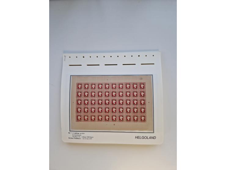 NEUDRUCKE: BERLINER Neudrucke, umfangreiche Bogensammlung mit über 160 Stück, vorwiegend postfrisch, alles sauber auf Blätter