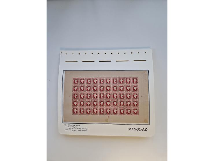 NEUDRUCKE: BERLINER Neudrucke, umfangreiche Bogensammlung mit über 160 Stück, vorwiegend postfrisch, alles sauber auf Blätter