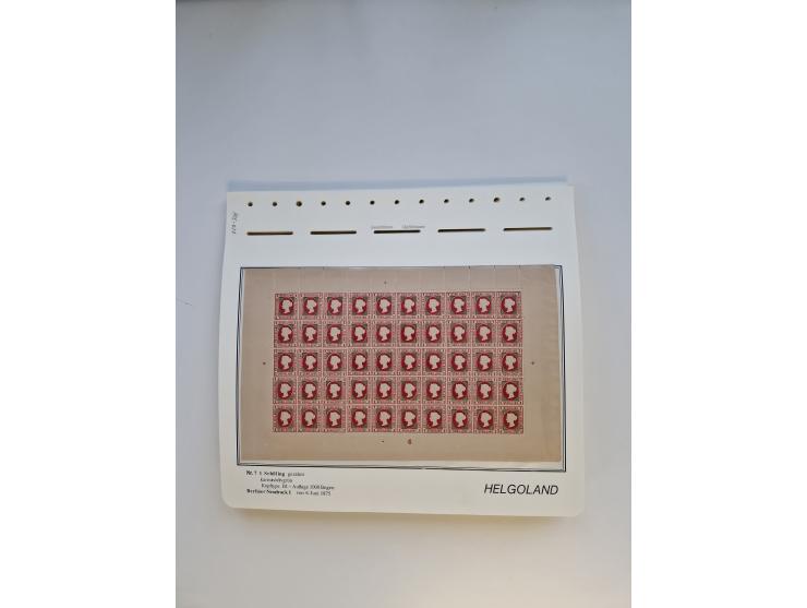 NEUDRUCKE: BERLINER Neudrucke, umfangreiche Bogensammlung mit über 160 Stück, vorwiegend postfrisch, alles sauber auf Blätter