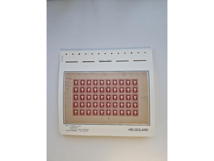 NEUDRUCKE: BERLINER Neudrucke, umfangreiche Bogensammlung mit über 160 Stück, vorwiegend postfrisch, alles sauber auf Blätter