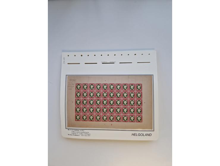 NEUDRUCKE: BERLINER Neudrucke, umfangreiche Bogensammlung mit über 160 Stück, vorwiegend postfrisch, alles sauber auf Blätter