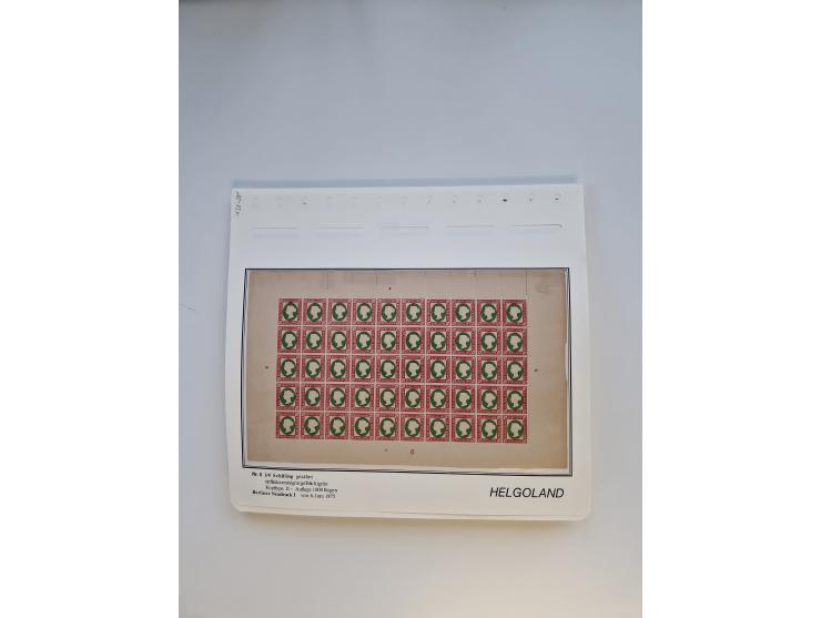 NEUDRUCKE: BERLINER Neudrucke, umfangreiche Bogensammlung mit über 160 Stück, vorwiegend postfrisch, alles sauber auf Blätter