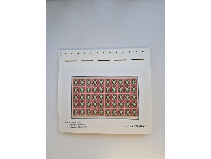 NEUDRUCKE: BERLINER Neudrucke, umfangreiche Bogensammlung mit über 160 Stück, vorwiegend postfrisch, alles sauber auf Blätter