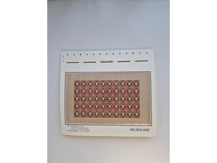 NEUDRUCKE: BERLINER Neudrucke, umfangreiche Bogensammlung mit über 160 Stück, vorwiegend postfrisch, alles sauber auf Blätter