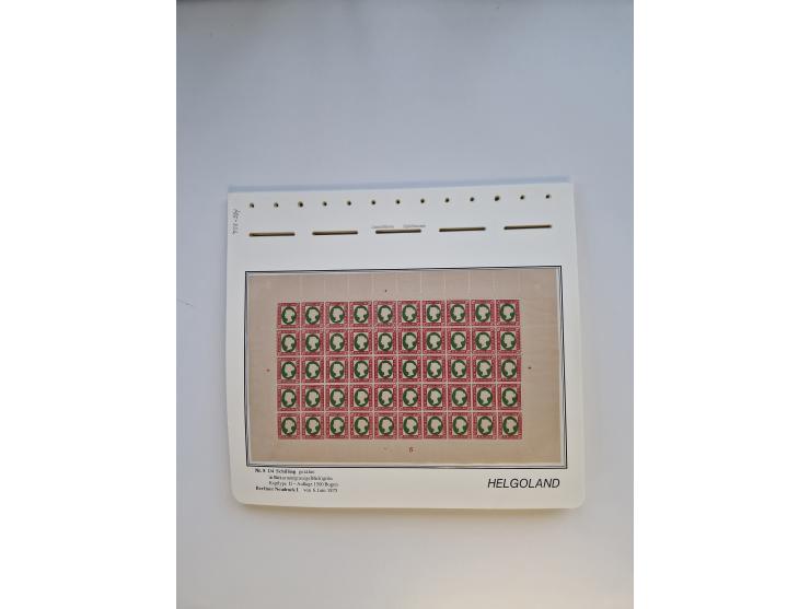 NEUDRUCKE: BERLINER Neudrucke, umfangreiche Bogensammlung mit über 160 Stück, vorwiegend postfrisch, alles sauber auf Blätter