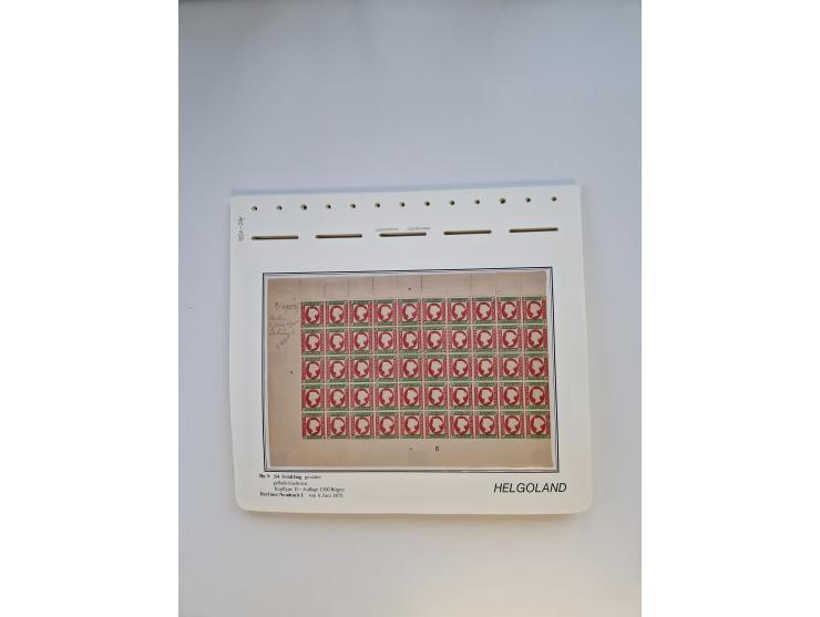 NEUDRUCKE: BERLINER Neudrucke, umfangreiche Bogensammlung mit über 160 Stück, vorwiegend postfrisch, alles sauber auf Blätter