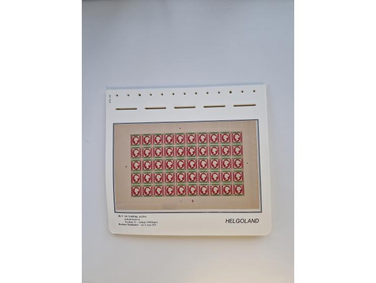 NEUDRUCKE: BERLINER Neudrucke, umfangreiche Bogensammlung mit über 160 Stück, vorwiegend postfrisch, alles sauber auf Blätter