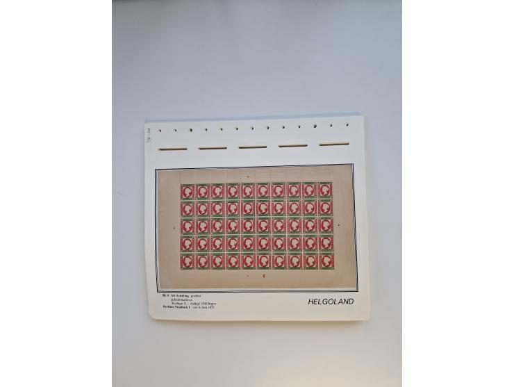 NEUDRUCKE: BERLINER Neudrucke, umfangreiche Bogensammlung mit über 160 Stück, vorwiegend postfrisch, alles sauber auf Blätter