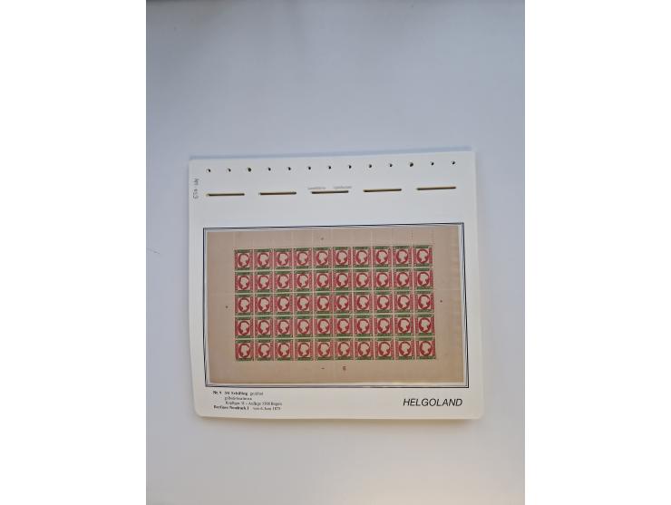 NEUDRUCKE: BERLINER Neudrucke, umfangreiche Bogensammlung mit über 160 Stück, vorwiegend postfrisch, alles sauber auf Blätter