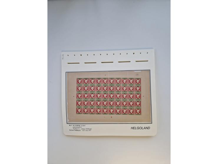 NEUDRUCKE: BERLINER Neudrucke, umfangreiche Bogensammlung mit über 160 Stück, vorwiegend postfrisch, alles sauber auf Blätter