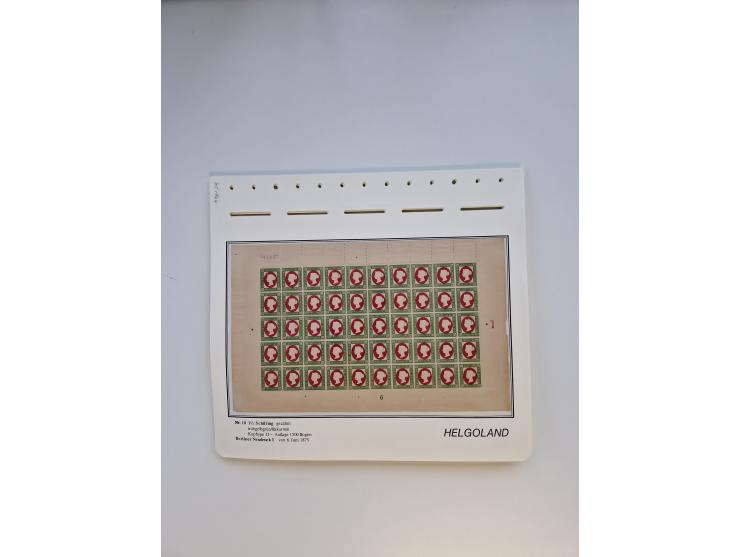 NEUDRUCKE: BERLINER Neudrucke, umfangreiche Bogensammlung mit über 160 Stück, vorwiegend postfrisch, alles sauber auf Blätter