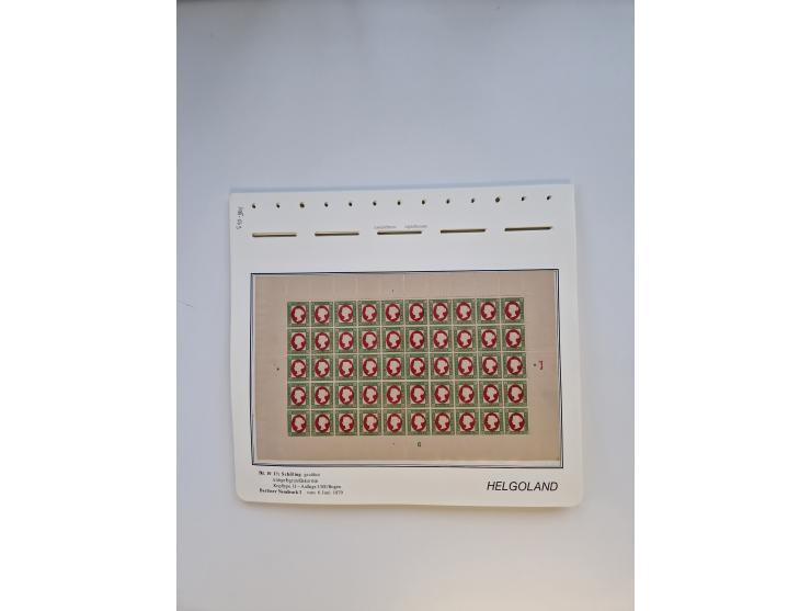 NEUDRUCKE: BERLINER Neudrucke, umfangreiche Bogensammlung mit über 160 Stück, vorwiegend postfrisch, alles sauber auf Blätter