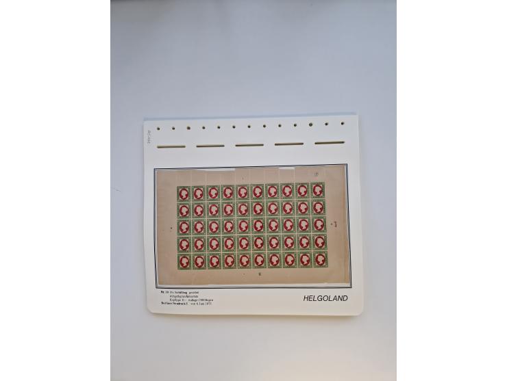 NEUDRUCKE: BERLINER Neudrucke, umfangreiche Bogensammlung mit über 160 Stück, vorwiegend postfrisch, alles sauber auf Blätter