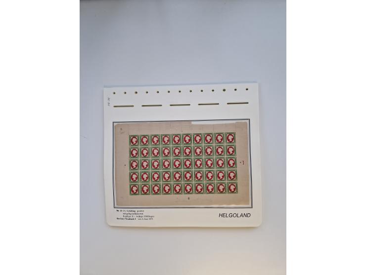 NEUDRUCKE: BERLINER Neudrucke, umfangreiche Bogensammlung mit über 160 Stück, vorwiegend postfrisch, alles sauber auf Blätter