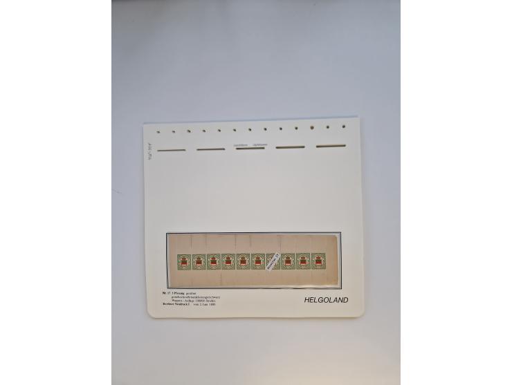 NEUDRUCKE: BERLINER Neudrucke, umfangreiche Bogensammlung mit über 160 Stück, vorwiegend postfrisch, alles sauber auf Blätter