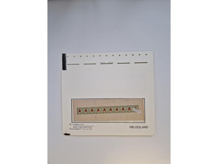 NEUDRUCKE: BERLINER Neudrucke, umfangreiche Bogensammlung mit über 160 Stück, vorwiegend postfrisch, alles sauber auf Blätter