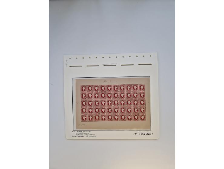 NEUDRUCKE: BERLINER Neudrucke, umfangreiche Bogensammlung mit über 160 Stück, vorwiegend postfrisch, alles sauber auf Blätter