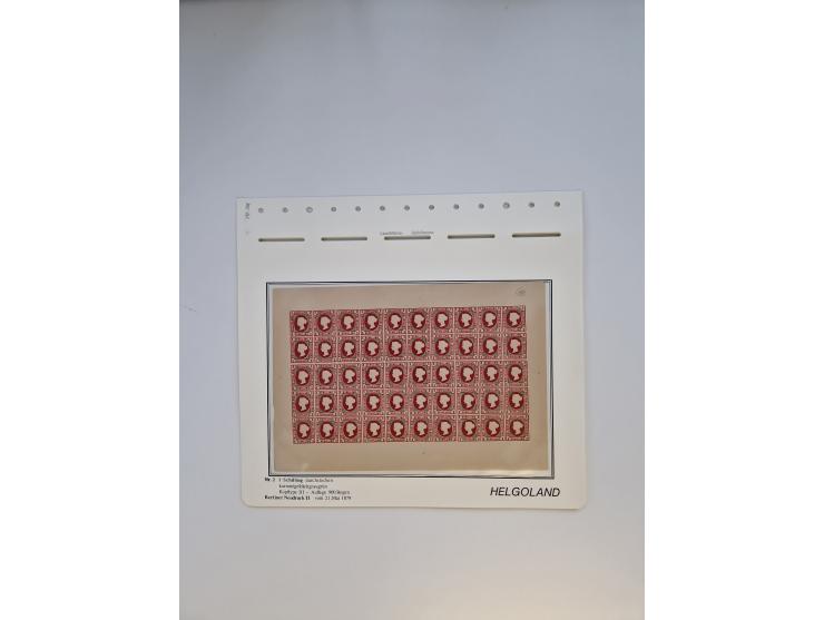 NEUDRUCKE: BERLINER Neudrucke, umfangreiche Bogensammlung mit über 160 Stück, vorwiegend postfrisch, alles sauber auf Blätter