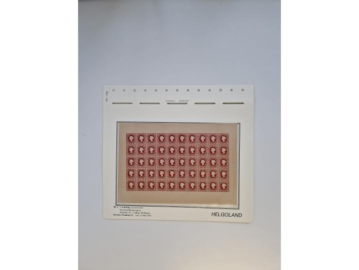 NEUDRUCKE: BERLINER Neudrucke, umfangreiche Bogensammlung mit über 160 Stück, vorwiegend postfrisch, alles sauber auf Blätter