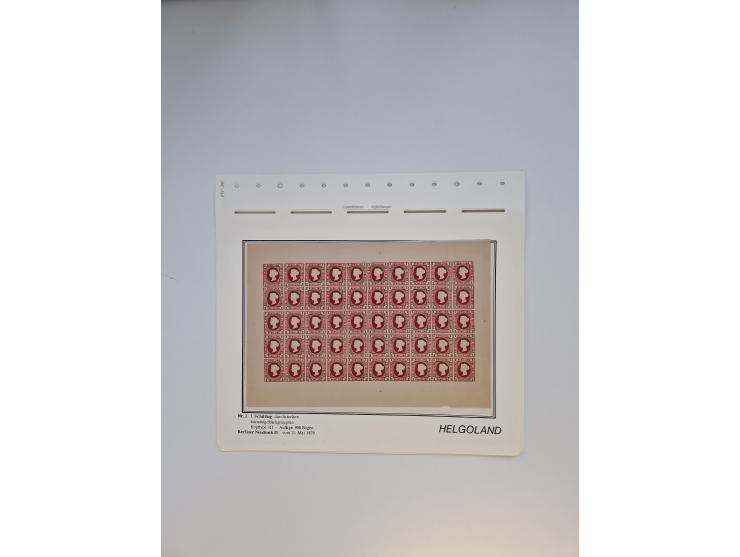 NEUDRUCKE: BERLINER Neudrucke, umfangreiche Bogensammlung mit über 160 Stück, vorwiegend postfrisch, alles sauber auf Blätter