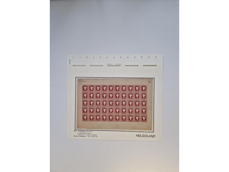 NEUDRUCKE: BERLINER Neudrucke, umfangreiche Bogensammlung mit über 160 Stück, vorwiegend postfrisch, alles sauber auf Blätter