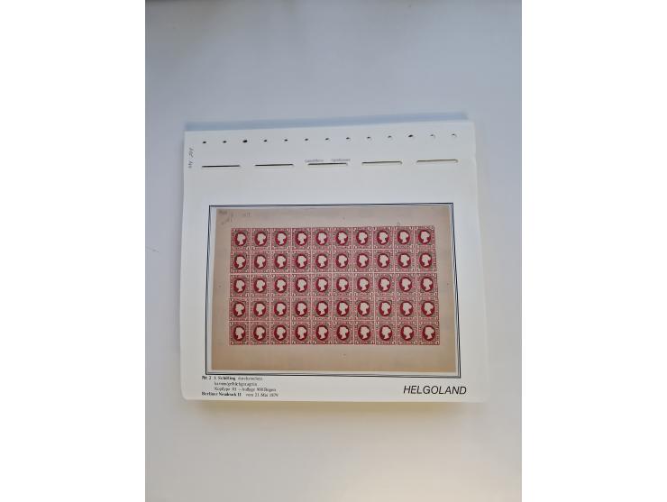 NEUDRUCKE: BERLINER Neudrucke, umfangreiche Bogensammlung mit über 160 Stück, vorwiegend postfrisch, alles sauber auf Blätter