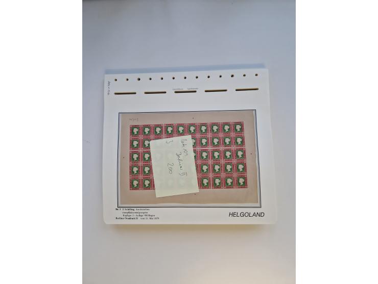 NEUDRUCKE: BERLINER Neudrucke, umfangreiche Bogensammlung mit über 160 Stück, vorwiegend postfrisch, alles sauber auf Blätter