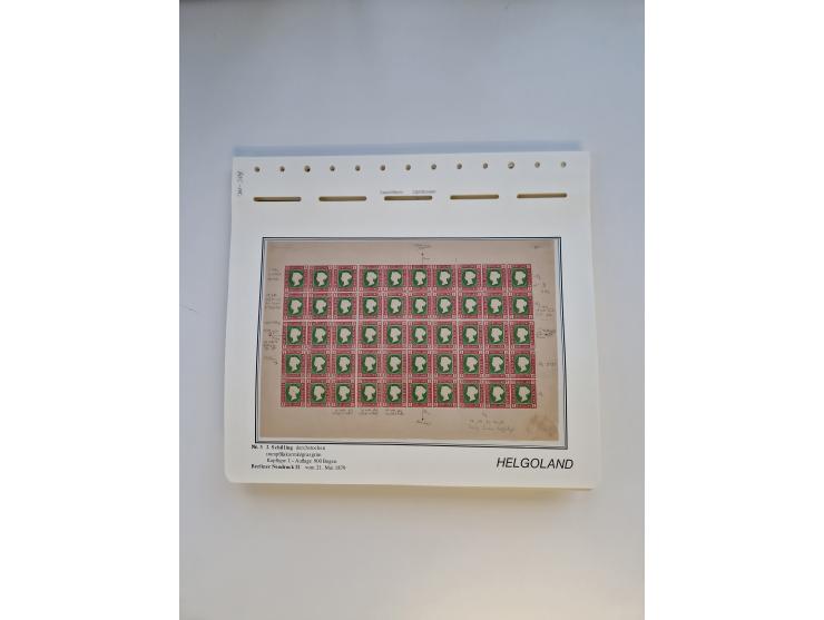 NEUDRUCKE: BERLINER Neudrucke, umfangreiche Bogensammlung mit über 160 Stück, vorwiegend postfrisch, alles sauber auf Blätter