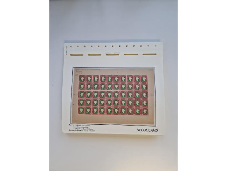 NEUDRUCKE: BERLINER Neudrucke, umfangreiche Bogensammlung mit über 160 Stück, vorwiegend postfrisch, alles sauber auf Blätter